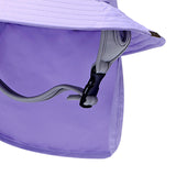 Maxbell Surf Bucket Hat with Chin Straps Fisherman for Tourism Water Sports Purple