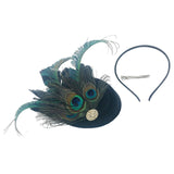 Maxbell Elegant Feather Fascinators Hat Derby Hat Decoration Headwear Tea Party