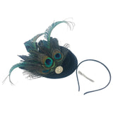 Maxbell Elegant Feather Fascinators Hat Derby Hat Decoration Headwear Tea Party