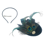 Maxbell Elegant Feather Fascinators Hat Derby Hat Decoration Headwear Tea Party