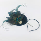 Maxbell Elegant Feather Fascinators Hat Derby Hat Decoration Headwear Tea Party