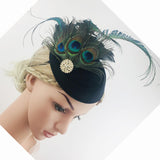 Maxbell Elegant Feather Fascinators Hat Derby Hat Decoration Headwear Tea Party