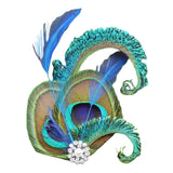 Maxbell Bird Feather Shaped Hair Clip Photo Props Cosplay Barrette for Party Wedding