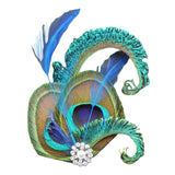 Maxbell Bird Feather Shaped Hair Clip Photo Props Cosplay Barrette for Party Wedding