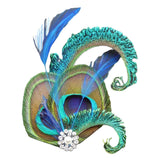 Maxbell Bird Feather Shaped Hair Clip Photo Props Cosplay Barrette for Party Wedding
