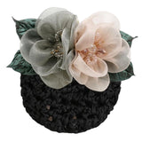 Maxbell Hair Clip Rose Brooch Hair Accessories Hairpins Bridal Women gray