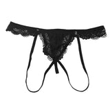 Maxbell Mens Lace thong G String Underpants Garter thong Low Rise Stretch