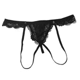Maxbell Mens Lace thong G String Underpants Garter thong Low Rise Stretch