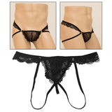 Maxbell Mens Lace thong G String Underpants Garter thong Low Rise Stretch