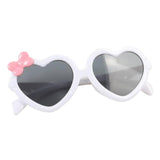 Maxbell Cool Heart Sunglasses Women Outdoor Small Ladies protection  White