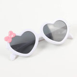 Maxbell Cool Heart Sunglasses Women Outdoor Small Ladies protection  White