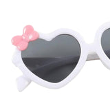 Maxbell Cool Heart Sunglasses Women Outdoor Small Ladies protection  White