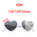 Maxbell Cool Heart Sunglasses Women Outdoor Small Ladies protection  White