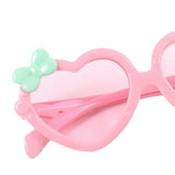 Maxbell Cool Heart Sunglasses Women Outdoor Small Ladies protection  All Pink