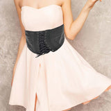Maxbell Women Waist Belt Tied Stretch Corset Dress Belt for Christmas Costume Party