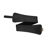 Maxbell Fashion Elastic Waist Belt for Dresses Waistband Decorative Pin Buckle Belt Black