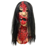 Maxbell Halloween Scary Mask Wigs Adults Female for Fancy Dress Costume Decor