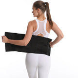 Maxbell Waist Trainer Shaper Belt Sweat Waistband Tummy Control for Adults S Black