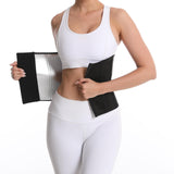 Maxbell Waist Trainer Shaper Belt Sweat Waistband Tummy Control for Adults M Black