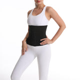 Maxbell Waist Trainer Shaper Belt Sweat Waistband Tummy Control for Adults L Black
