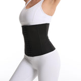 Maxbell Waist Trainer Shaper Belt Sweat Waistband Tummy Control for Adults XL Black
