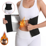 Maxbell Waist Trainer Shaper Belt Sweat Waistband Tummy Control for Adults 2XL Black