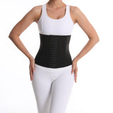 Maxbell Waist Trainer Shaper Belt Sweat Waistband Tummy Control for Adults 2XL Black