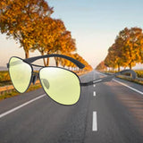 Maxbell Photochromic Sunglasses Lightweight Driving Sun Glasses Polarized Sunglasses Yellow Lens