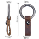 Maxbell Fashion Keychain Men Waist Belt Buckle Key Chain Business Car Keyrings