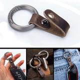 Maxbell Fashion Keychain Men Waist Belt Buckle Key Chain Business Car Keyrings