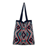 Maxbell Knitted Shoulder Bag Sling Wallet Travel Bag Tote Money Hobo Bags Blue