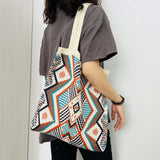 Maxbell Knitted Shoulder Bag Sling Wallet Travel Bag Tote Money Hobo Bags Apricot