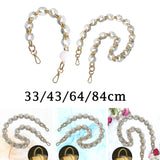 Maxbell Fashion Replacement Chain Strap for Shoulder Bag Making Accessories with Bead 33cm