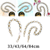 Maxbell Fashion Replacement Chain Strap for Shoulder Bag Making Accessories with Bead 33cm