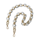 Maxbell Fashion Replacement Chain Strap for Shoulder Bag Making Accessories without Bead 33cm