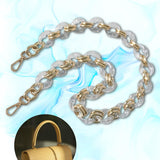 Maxbell Fashion Replacement Chain Strap for Shoulder Bag Making Accessories without Bead 84cm