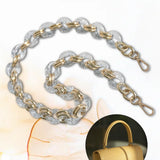 Maxbell Fashion Replacement Chain Strap for Shoulder Bag Making Accessories without Bead 84cm