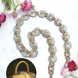 Maxbell Fashion Replacement Chain Strap for Shoulder Bag Making Accessories without Bead 84cm