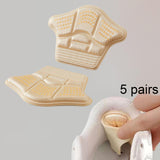 Maxbell Heel Cushion Pads Shoe Inserts Insoles Protector for Preventing Heel Pains 5mm Thickness