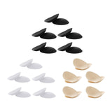 Maxbell 5Pairs Womens Bra Inserts Pads Soft Swimsuit Padding Inserts Breast Cups Black