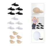 Maxbell 5Pairs Womens Bra Inserts Pads Soft Swimsuit Padding Inserts Breast Cups Black