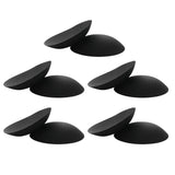 Maxbell 5Pairs Womens Bra Inserts Pads Soft Swimsuit Padding Inserts Breast Cups Black