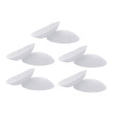 Maxbell 5Pairs Womens Bra Inserts Pads Soft Swimsuit Padding Inserts Breast Cups White