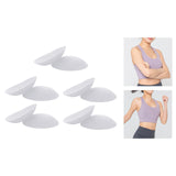 Maxbell 5Pairs Womens Bra Inserts Pads Soft Swimsuit Padding Inserts Breast Cups White