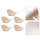 Maxbell 5Pairs Womens Bra Inserts Pads Soft Swimsuit Padding Inserts Breast Cups Skin