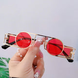 Maxbell Fashion Sun Glasses Eyewear Women Sunglasses for Outdoor Cosplay Red