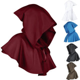 Maxbell Halloween Cloak Cosplay Death Cape Wizard Cloak for Women Men Unisex Red