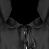 Maxbell Halloween Cloak Cosplay Death Cape Wizard Cloak for Women Men Unisex Black
