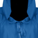 Maxbell Halloween Cloak Cosplay Death Cape Wizard Cloak for Women Men Unisex Blue