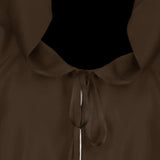 Maxbell Halloween Cloak Cosplay Death Cape Wizard Cloak for Women Men Unisex Coffee